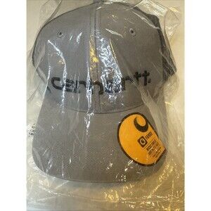 NEW Carhartt G Force Snap Back Canvas Mesh Graphic Cap Logo Gray Men's